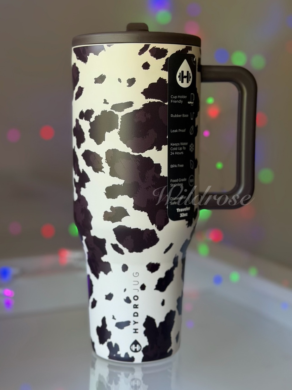 HydroJug Frontier Traveler 32OZ American Heritage cow print western  country